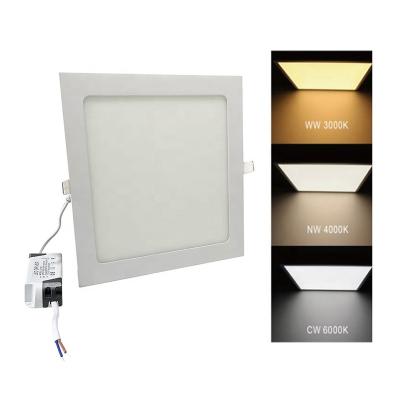 China DC 12v 24v 3w 6w 9w 12 watt 12w 18w 24w modern slim ip20 recessed led panel light for sale