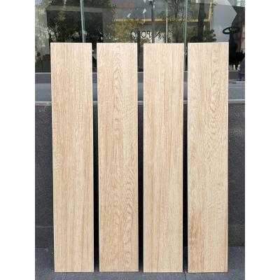 China Wholesale Price Foshan Indoor Non Slip Rustic Decorative Seamless Ceramic Wood Purcelain Tiles Wood Look Tiles for sale