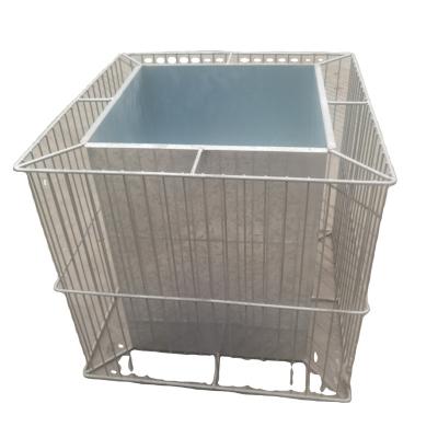 China New Modern Design Steel Wire Round Rock Box for sale