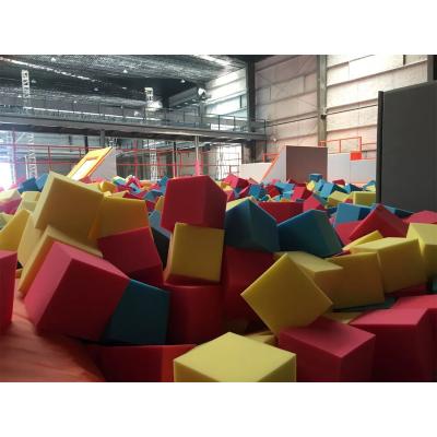 China Without cube original factory made net foam protector for indoor trampoline park for playground for sale