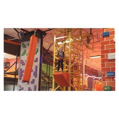 China Hanlin Protective Net Elevation Tower Jumping Tower Without Altitude Jumping For Indoor Trampoline Park for sale