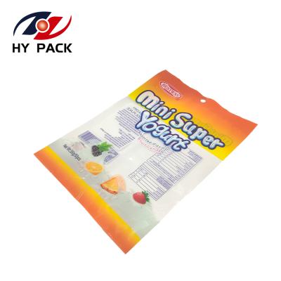 China High quality safety custom design recycled plastic flap lap seal pounch bag for sugar packing for sale