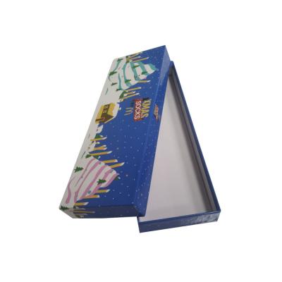 China Recyclable manufacturers selling Christmas gift boxes, socks, scarves, hats, gift box, spot customization for sale