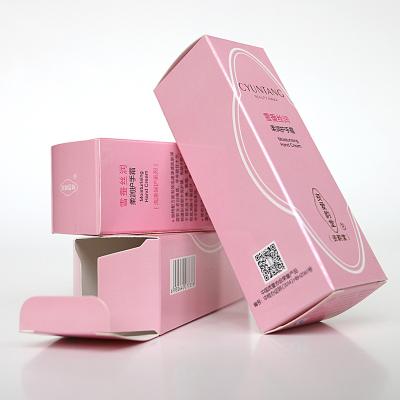 China Recycled Materials Packaging Box Lamination Cosmetic Eyelash Paper Skin Care Face Cream Paper Cardboard Box Custom Printing for sale