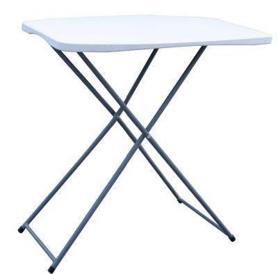 China Rust Proof Modern Outdoor Adjustable Plastic Personal Folding Table for sale