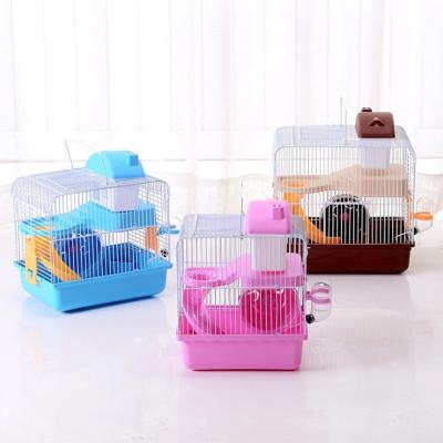 China Manufacturer New Design Custom Folding Viable Hamster Cage Small Animal Pet House For Hamster for sale