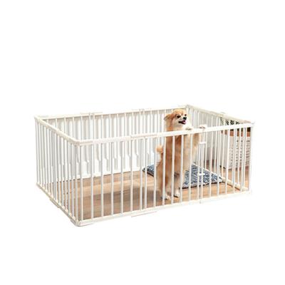 China Large Indoor Metal Iron Kennel Exercise Dog Park Fence Portable Folding Folding Cage Indoor Dog Run Cage for sale