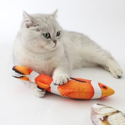 China Viable Simulation Fish Toy Electric Toy Flippity Electronic Pet Cat Dog Pet for sale