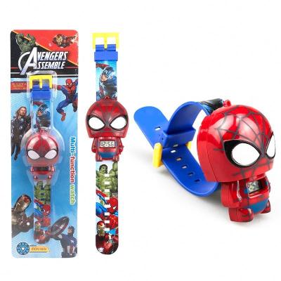 China Hot-selling LED display telescopic deformation LED display watches children's cartoon electronic watches factory direct sales watch toys for sale