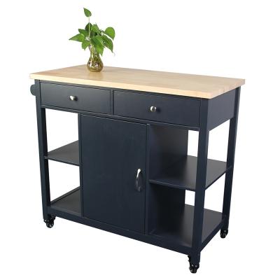 China Sturdy PANEL Black Kitchen Rolling Cart Build Kitchen Island Cart Cabinet With Super Cheap Price From Wholesale for sale