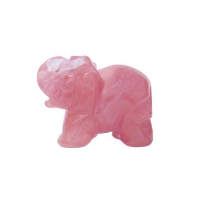 China Pleochroic/Pleochroism watermelon animal jade stone semi-precious stone elephant carving foreign trade crafts feng shui furniture manufacturers direct for sale