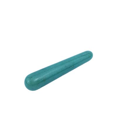 China Natural Facial Jade Crystals Muscle Massage Stick Body Massage Stick For Women for sale