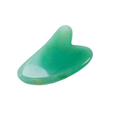 China Private Label Face Gua Sha Jade Stone Custom Facial Massager Tool Gua Sha Stone for sale