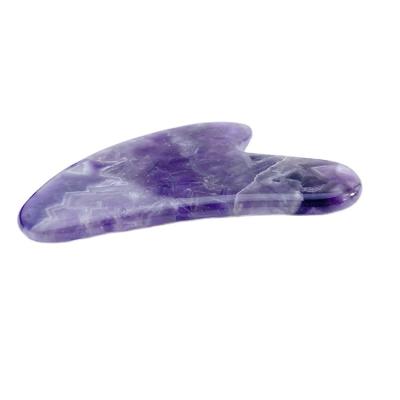 China Custom Crystal Gem Stone Direct Sale Face Gua Sha Massage Facial Tool Gua Sha Stick for sale