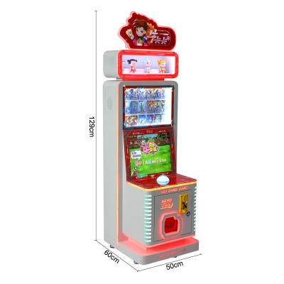 China 19 Inch HD Card Gifts Machine Best LCD Screen Kids Commercial Coin Operated Gift Voucher Vending Video Game Machine for sale