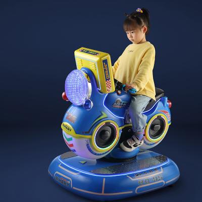 China Video Game City Kids Swing Machine HD Screen 3d Motorcycle Coin Operated Kiddie Ride Rocking Game Machine for sale