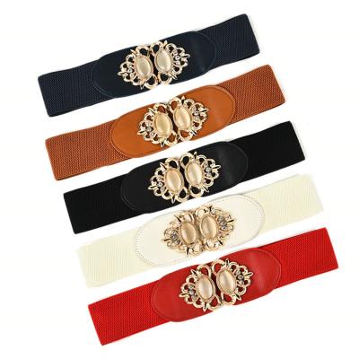 China Elastic fabric China 2020 making high quality cheap elastic waistband custom color woman belt for sale