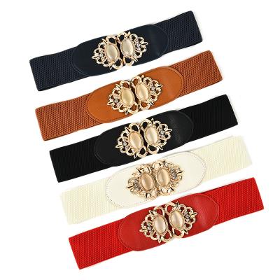 China Fashion.Casual China 2020 making high quality cheap elastic waistband custom made color woman belt for sale