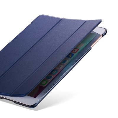 China Fully Protective Triple Folded Ultra Thin Lightweight Tablet Case Smart Cover With Auto Wake/Sleep For iPad Air 9.7 for sale