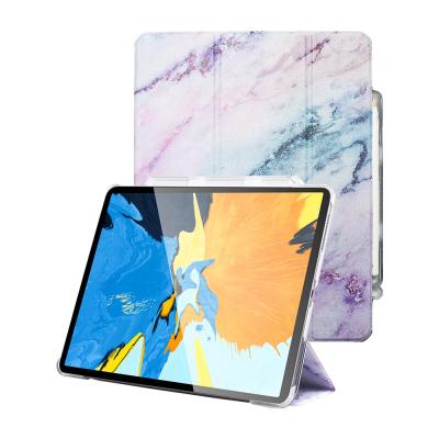 China High Quality Strong Magnetic Attraction Smart Cover With Pen Slot For iPad Pro 12.9 2020 Tablet Case Cover for sale