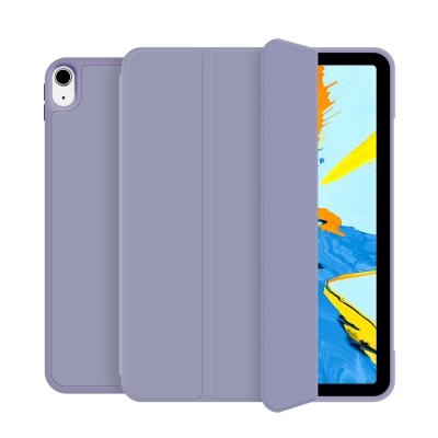 China Wholesale Eco-Friendly For iPad Air 4 10.9 Magnetic Case With Built-in TPU Holder Lightweight Soft Back Pencil Cover Device for sale