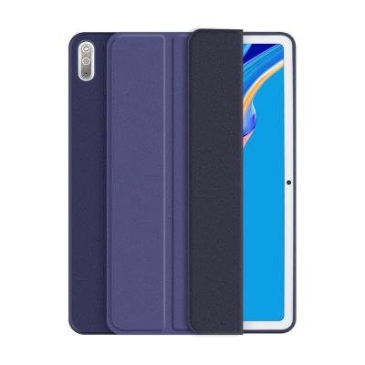 China 2020 Full Protective Case Cover For Huawei Matepad 10.4 Soft TPU Tablet Triple Stand PU Leather Smart Case for sale