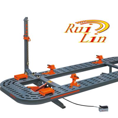 China RUILIN Brand Pneumatic Driven Car Used Auto Body Collision Repair Frame Straightening Machine 3500kg for sale