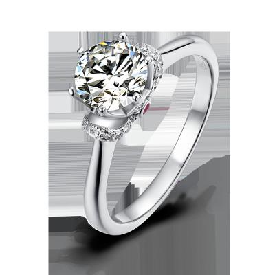 China FASHIONABLE Ring Wedding Moissanite Silver S925 Gold Plating 18k Oval Diamond Ring for sale