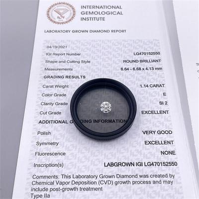 China Wholesale Bulk Lab Grown HPHT CVD Diamond With Certificate Loose Lab Grown Diamond 0.001-10 Carat With DEFGHI for sale