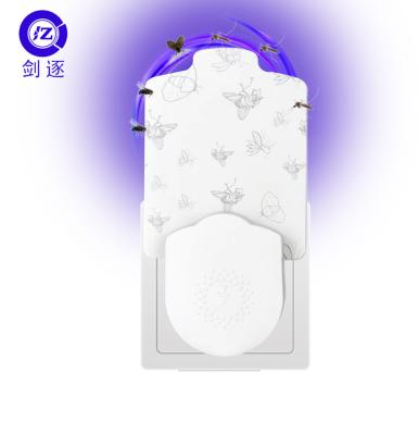 China JZ New Arrival Indoor UV Light Human Harless Plug in Sticky Bug Zapper Mosquito Killing Glue Trapper for Indoor for sale