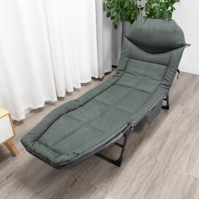 China Foldable American Escort Single Bed Recliner Office Cushion Beds Comfortable Soft Rest Bed for sale