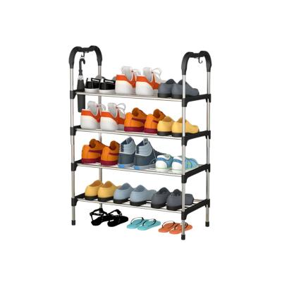 China Modern popular simple shoe rack fabric shoe rack assemble fabric shoe rack large capacity R-X004 for sale