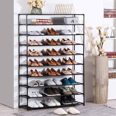 China (Other) Single-assembled Adjustable Single Shoe Rack Cloth Shoe Rack Assemble Cloth Shoe Rack R-10-3D Large Capacity for sale