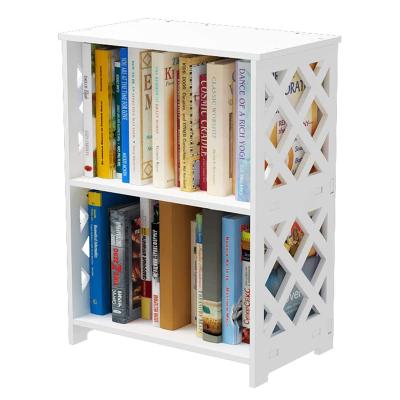 China Other 4 Layer Bookcase Small Shelf Living Room Bedroom Living Room Small Children Space Bathroom Storage Rack White for sale