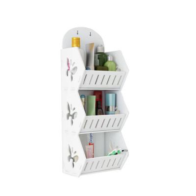 China Newest WPC Storage Rack Selling Bathroom Customized Packing Storage Rack Shelves for sale