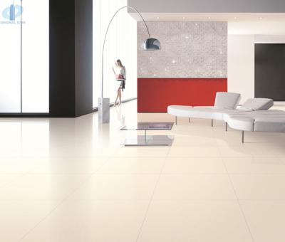 China Modern Super White Rustic Porcelain Tiles Lobby Floor Tiles 600x600 Mm Matte Full Body Floor Tiles for sale