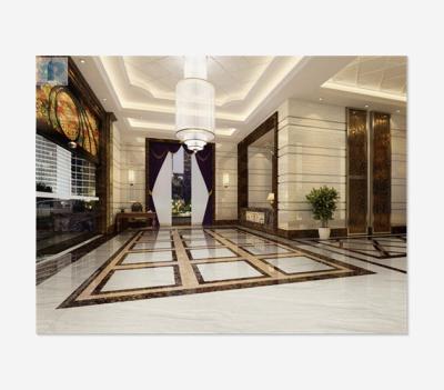 China Modern Amazon Polished Porcelain Floor Tiles Dining Floor Decorative Size 60x60cm for sale