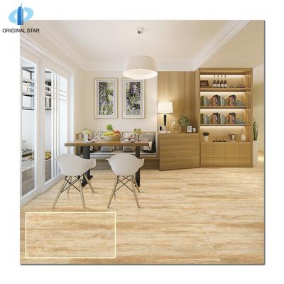 China Rustic Tiles Glazed Light Brown Wood Series Texture Rectangle Porcelain Tiles For Living Room Size 600x1200 OSPR12884 for sale