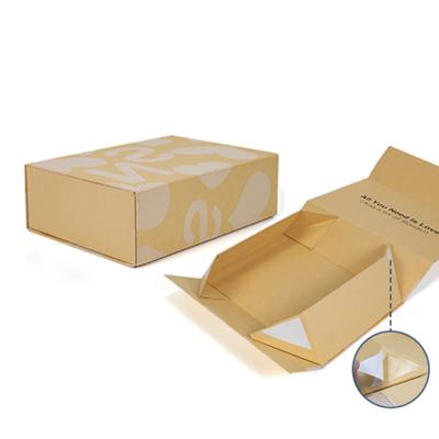 China Recyclable Luxury Magnet Flip Lid Cardboard Paper Custom Logo Ribbon Flap Storage Product Packaging Folding Magnetic Closure Gift Box for sale