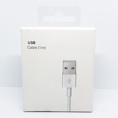 China Wholesale Recyclable Data Cable Paper Box Packaging Custom Printed Empty Mobile Phone Usb Cable Charger Cable Packing Box For Iphone for sale