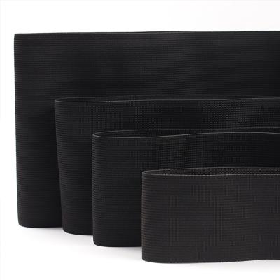 China Factory Price Sustainable Clear Lines Extra Wide Elastic Hook Band Elastic Sustainabl Webbing for sale