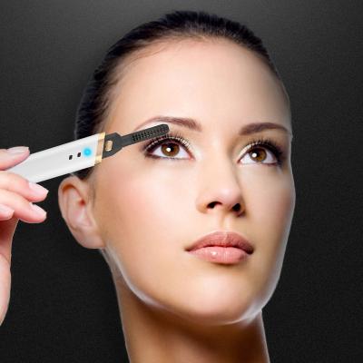 China New Professional PASSIONATE USB Rechargable Mini Electric Heated Eyelash Curler with Comb for sale