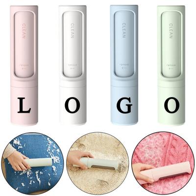 China Stored Custom Clean Hair Remover Rollers Soften Deshedding Dog Brush Pet Cat Hair Remover Rollers Effective Fiber Roller for sale