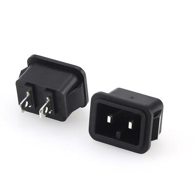 China Commercial 2 Pin Ac Power Socket Pcb Mount AC Outlet for sale