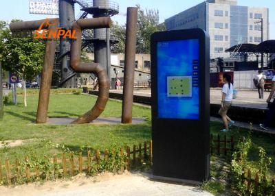 China Dustproof High Definition Outdoor Digital Kiosk , Touch Screen Interactive Display for sale