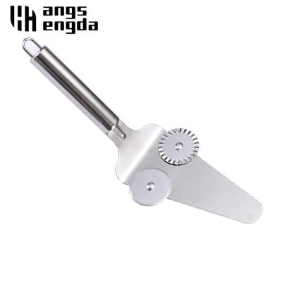 China Sustainable Stainless Steel Cutter Cheese Pie Pancake Pizza Spatula Kitchen Tools Baking Baking Accessories For Home Steak Pizza Shovel for sale