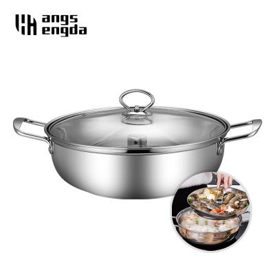 China Sustainable 28cm Stainless Steel Amazon Steamer Double Boilers Food Steamer Fish Steamer Hot Kitchen Cooking Tools Steam Hot Pot for sale