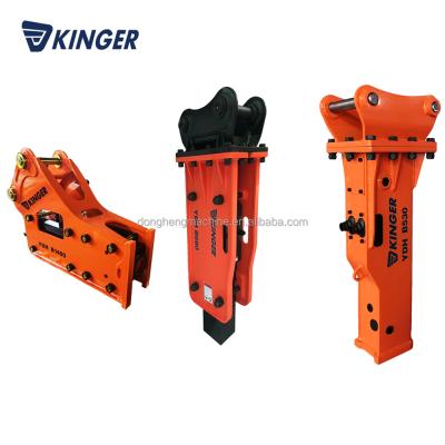 China Construction Works Wholesaler KINGER China Supplier Excavator Attachments Hydraulic Breaker for sale