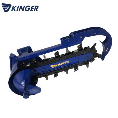 China New Farms Design KINGER Hydraulic Wide Trencher For Mini Excavator for sale