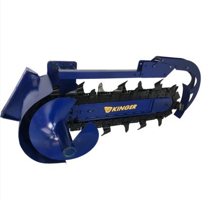 China New Design KINGER Mini Farms Hydraulic Chain Excavator Trenchers Trencher For Sale for sale